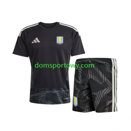 Koszulka Aston Villa Bramkarska Dziecięcy Wyjazdowe Koszulki Piłkarskie 2026-2027 Krótki Rękaw